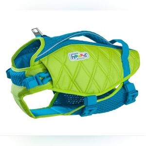 Outward Hound Standley Sport Dog Life Jacket SMALL NWOT Green Blue